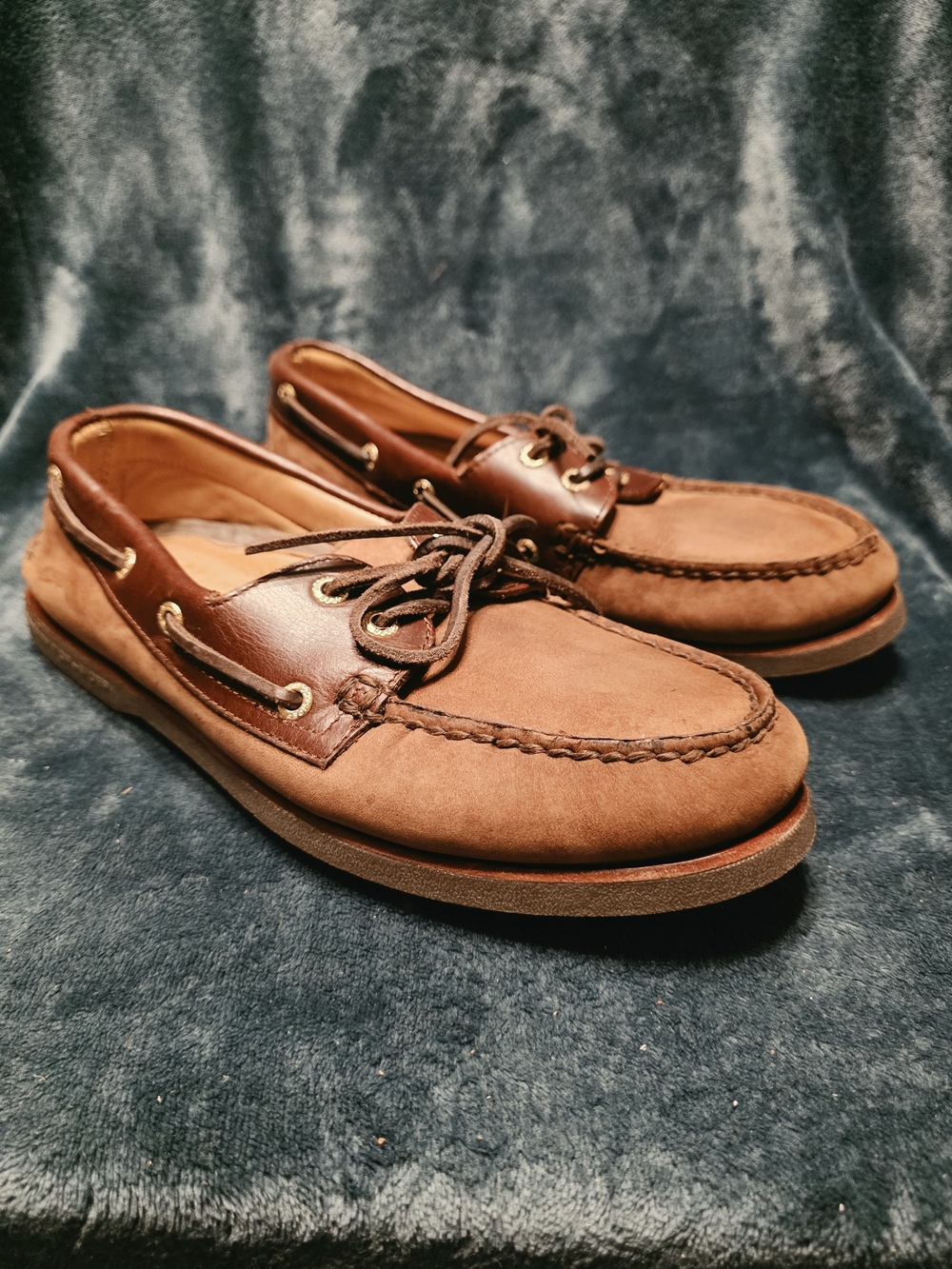 Sperry's Classic Men’s Brown Leather Boat Shoes